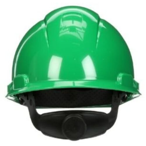 3M 078371-64200 H-704R Green Hard Hat 4-Point Ratchet Suspension