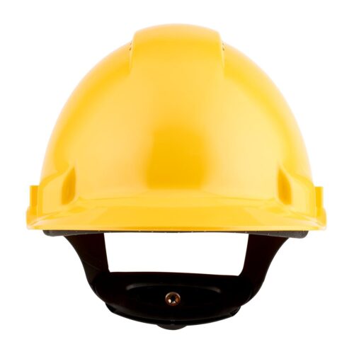 3M G3000NUV-GU Safety Uvicator, Ratchet And Ventilated Yellow Helmet