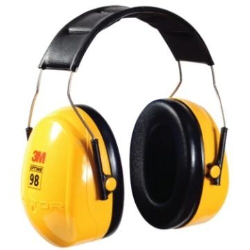 3M PELTOR Optime 98 H9A Overhead Yellow Earmuff