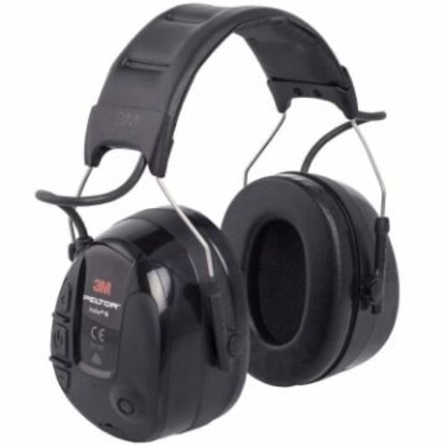 3M Peltor ProTac III Level Dependent Earmuffs With Black Headset Headband