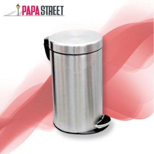 ASD 07 12L Stainless Steel Dustbin with Pedal 12L