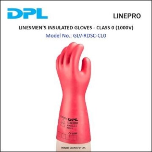 DPL Linepro 1000 Volts Electrical Insulated Class 0 Waterproof Rubber Gloves