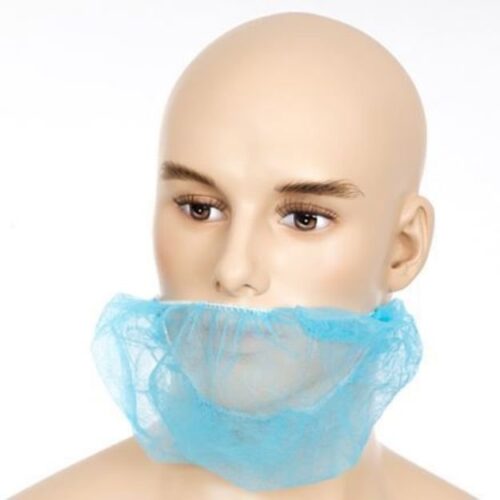 Disposable green beard mask