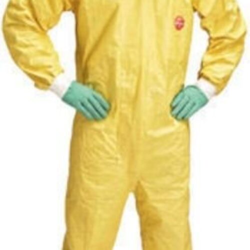 DuPont Tychem C CHA5 Yellow Chemical Coverall