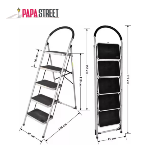 HQ FOLDING LADDER   5 STEPS