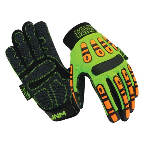 JNM1015 Cut Level 5 Impact & Cut Resistant Mechanical Hazard Safety Leather Work Gloves