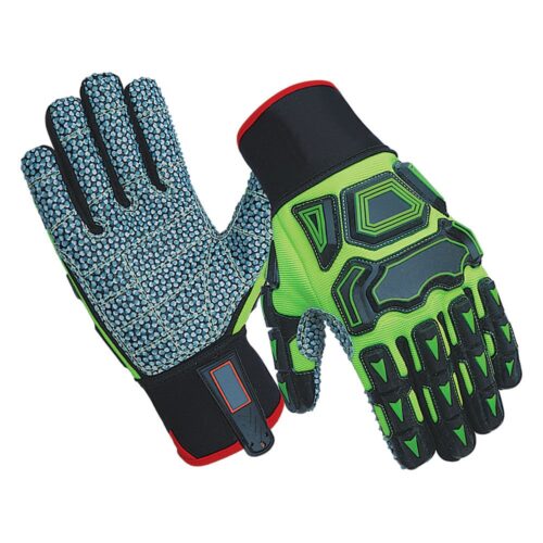 JNM1017 Cut Level 6 Impact & Cut Resistant Mechanical Hazard Safety Leather Work Gloves