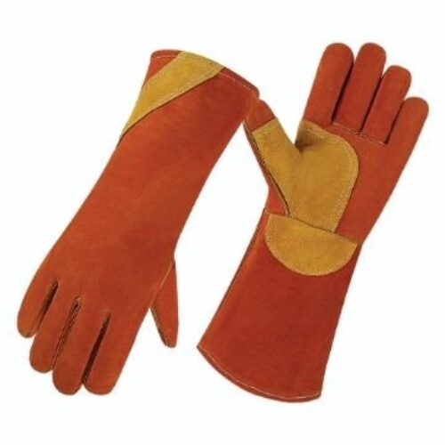 JNM3007 Premium Heat Resistant Industrial Leather Welding Gloves