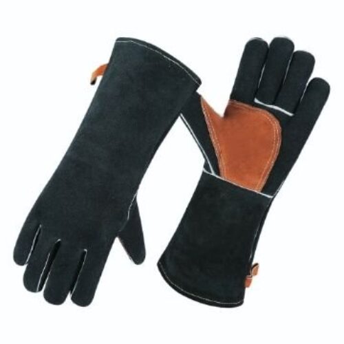 JNM3009 Heavy Duty Heat Resistant Industrial Leather Welding Gloves