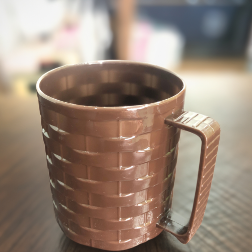 Pack Of 3 – Bricks Design Plastic Mug