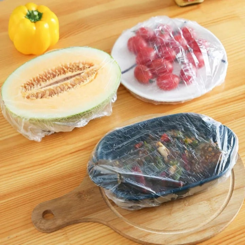 Pack of 100 – Disposable Plastic food Wrap