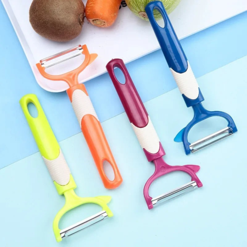 Plastic Handle Vegetable/Fruit Stainless Steel Peeler