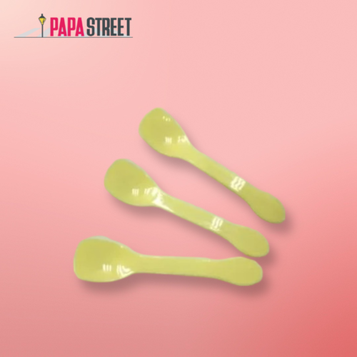 Plastic Disposible Ice Cream Spoon – Pack of 100