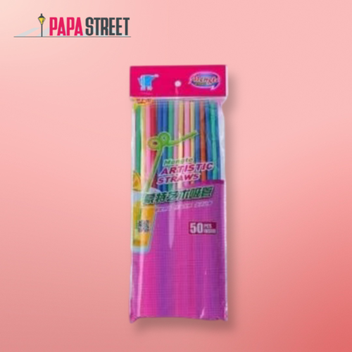 Color full Artistic Straws